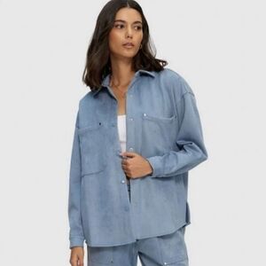 NWT Kuwalla Faux Suede Shacket